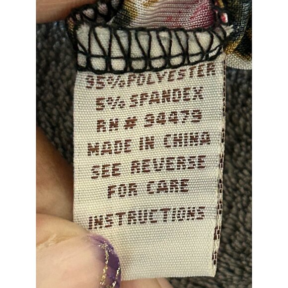 Womens v--neck Magic  Multicolor  Maxi Dress Sz M - Picture 9 of 12